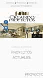 Mobile Screenshot of creando-proyectos.com